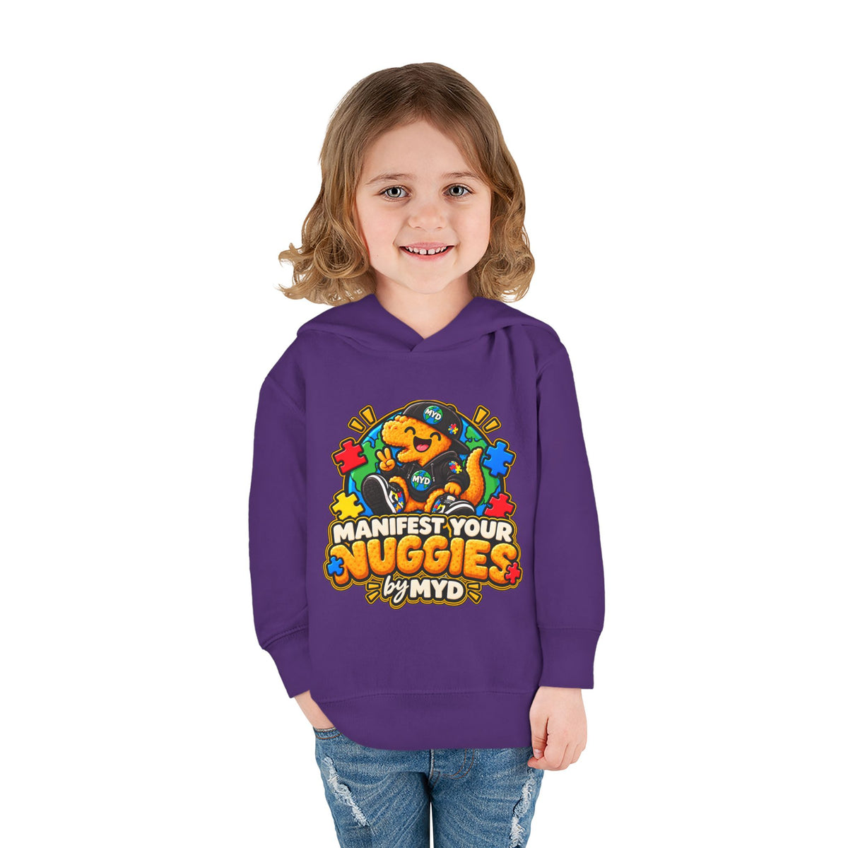 Manifest Your Nuggies - Toddler Hoodie
