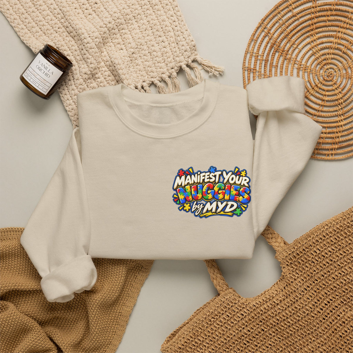 Sweat-shirt « Manifest Your Nuggies » - Maman de fille