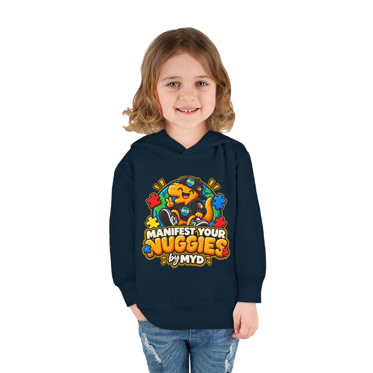 Manifest Your Nuggies - Toddler Hoodie