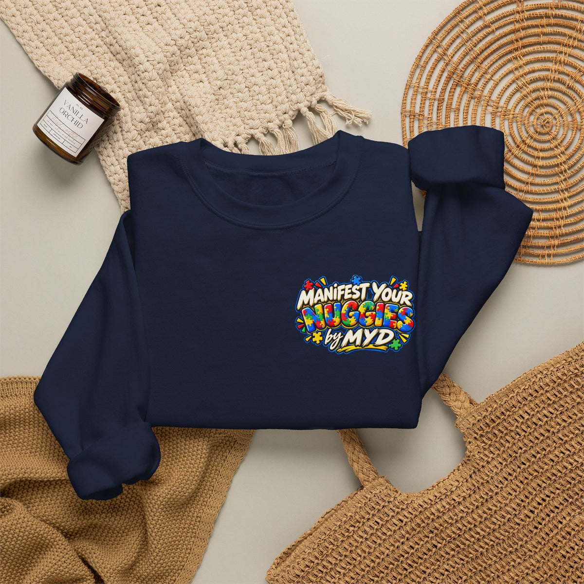 Manifest Your Nuggies - Sweatshirt - Boy Mom