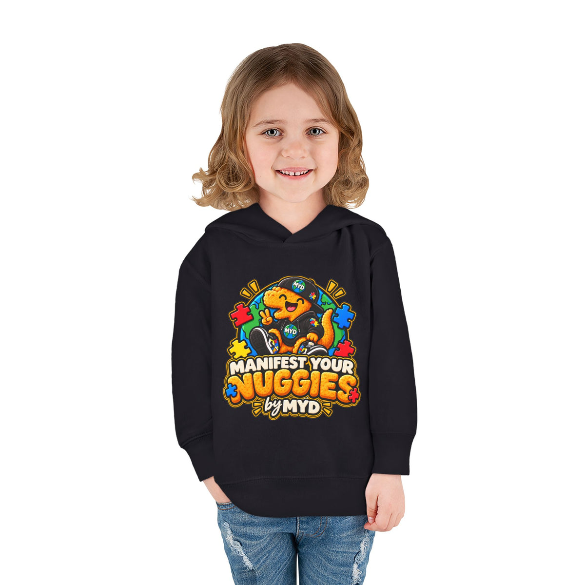 Manifest Your Nuggies - Toddler Hoodie
