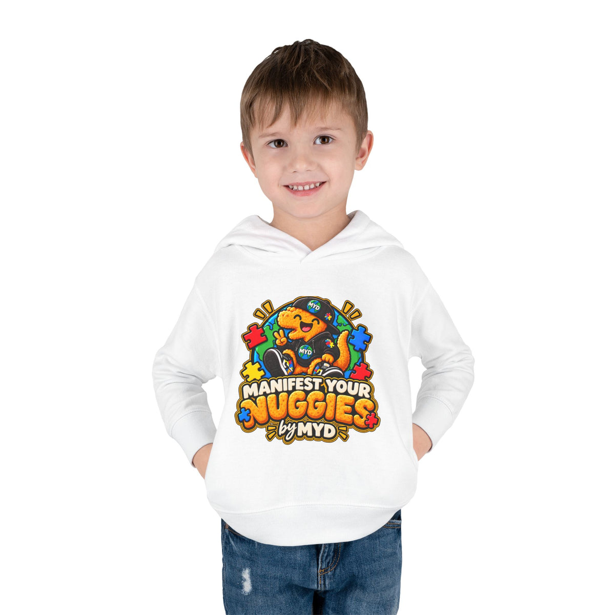 Manifest Your Nuggies - Toddler Hoodie