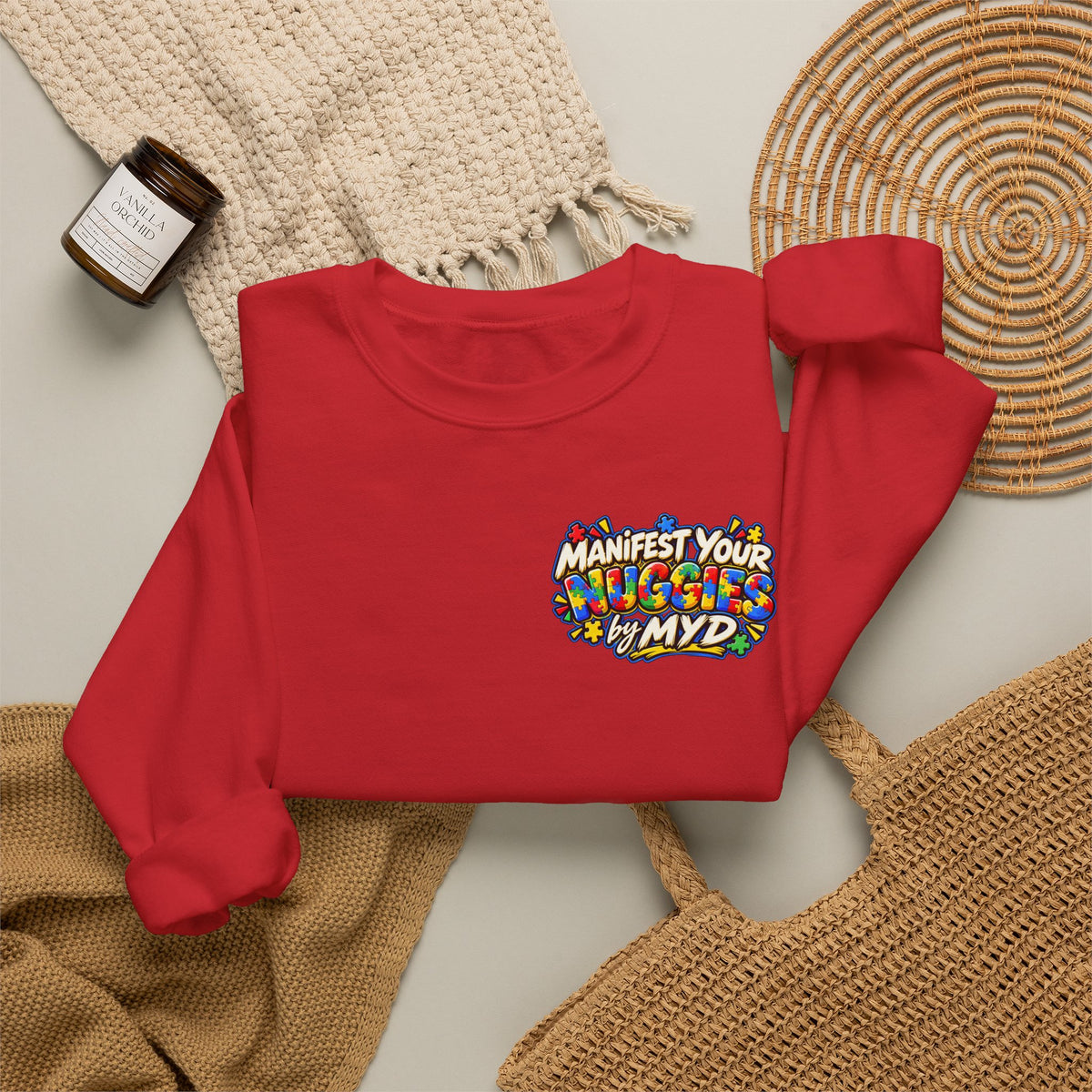 Manifest Your Nuggies - Sweatshirt - Boy Mom