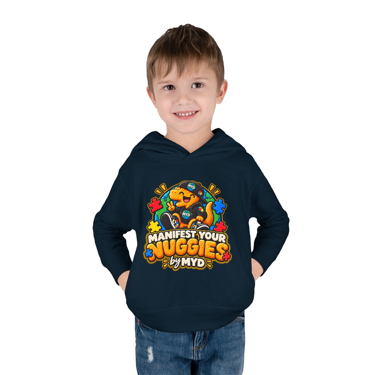 Manifest Your Nuggies - Toddler Hoodie