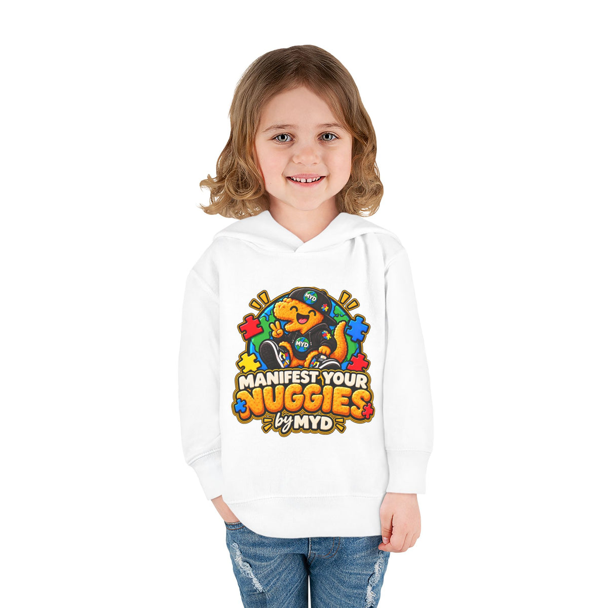 Manifest Your Nuggies - Toddler Hoodie