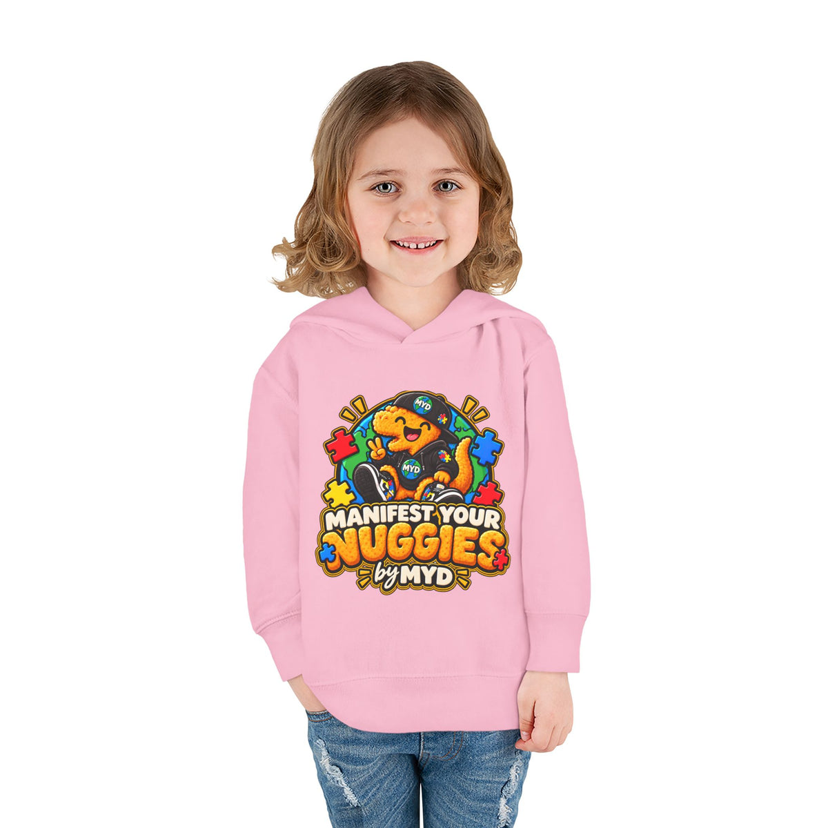 Manifest Your Nuggies - Toddler Hoodie